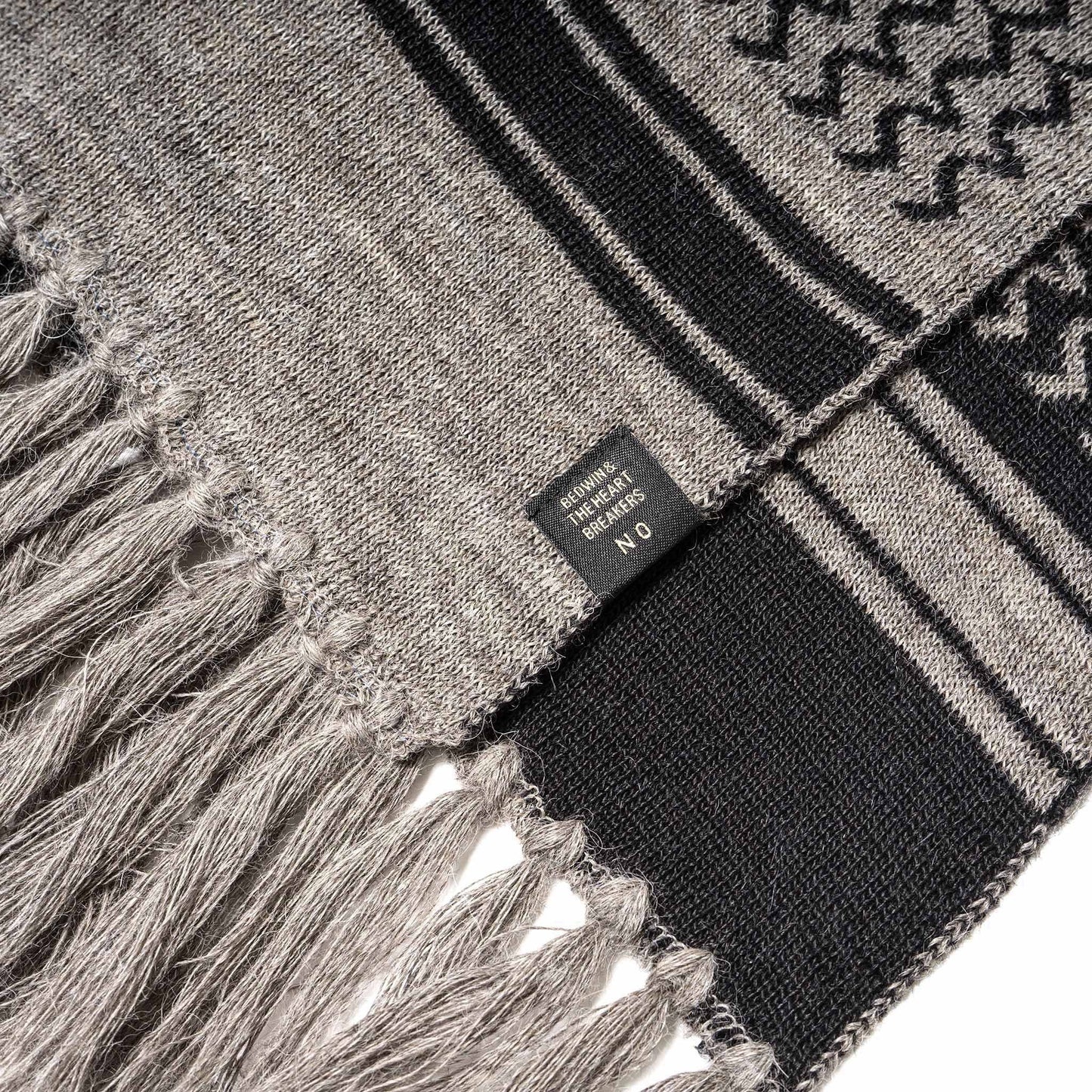Bedwin Landis Wool Muffler GRAY