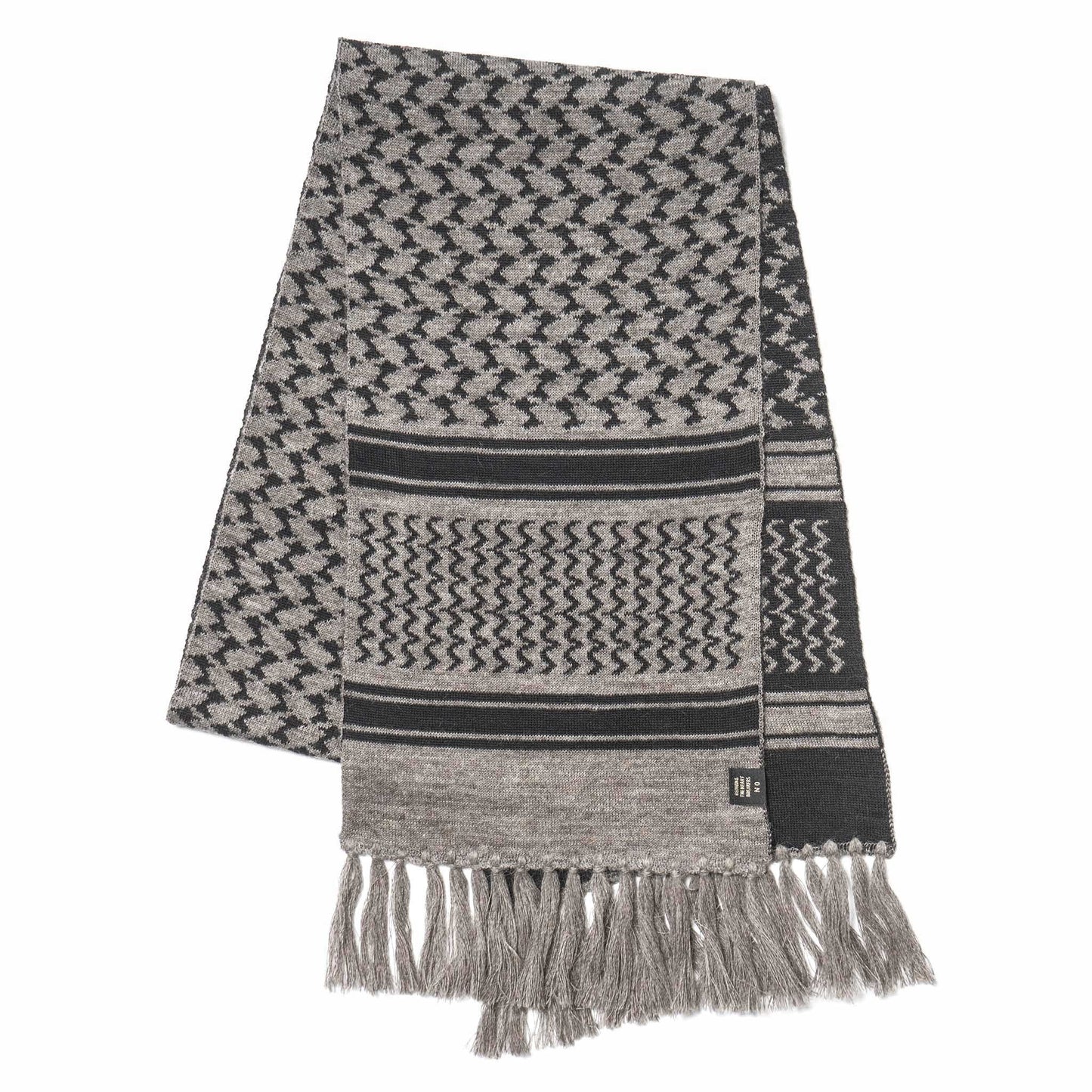 Bedwin Landis Wool Muffler GRAY